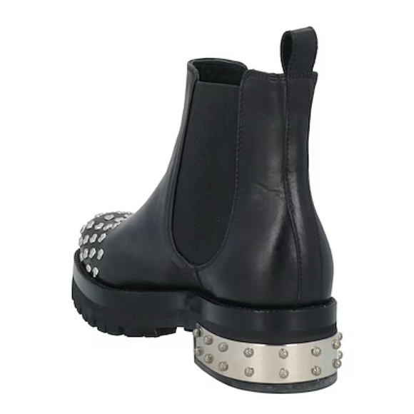 Alexander McQueen Black Embellished Chelsea Boot Size 6 NWT - Picture 4 of 10